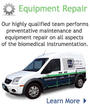 Techincal Life Care's highly qualified team performs preventative maintenance and equipment repair on all aspects of the biomedical instrumentation.